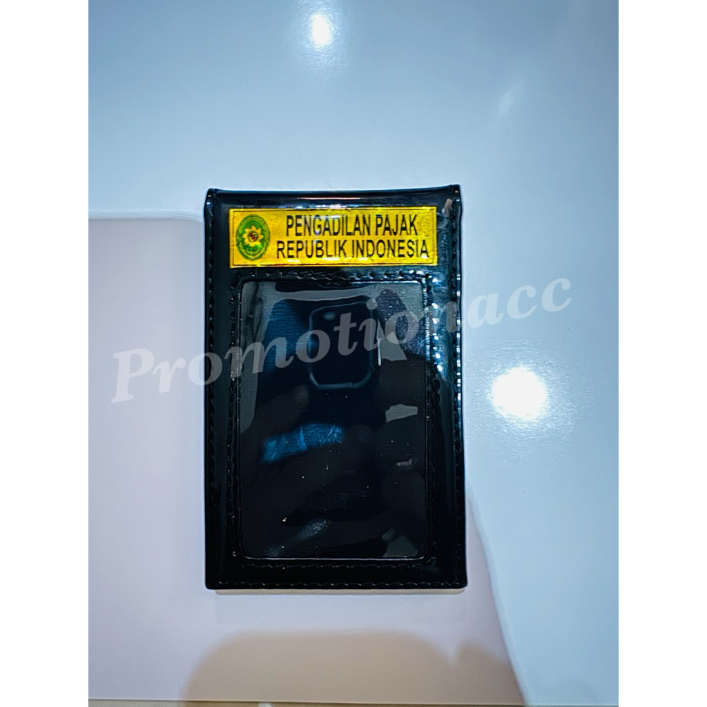 กระเป๋ากระเป๋าสตางค์การ์ด TAX COURT OF THE REPUBLIC OF INDONESIA หนัง ID การ์ดชื่อแท็กกระเป๋าสตางค์ก