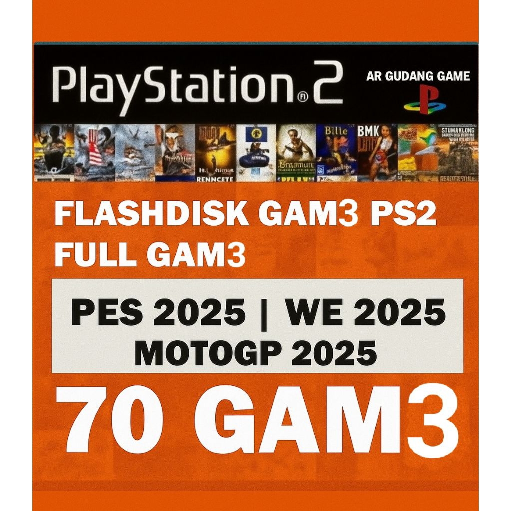 Flashdisk V-Gen 32GB PS2 บรรจุ 70 Gam3