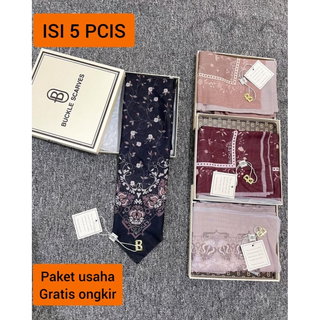 KATUN COTTS 5 ชิ้น BUCKLESECARVES PKING BOX MOTIF SIBLEM COTTON