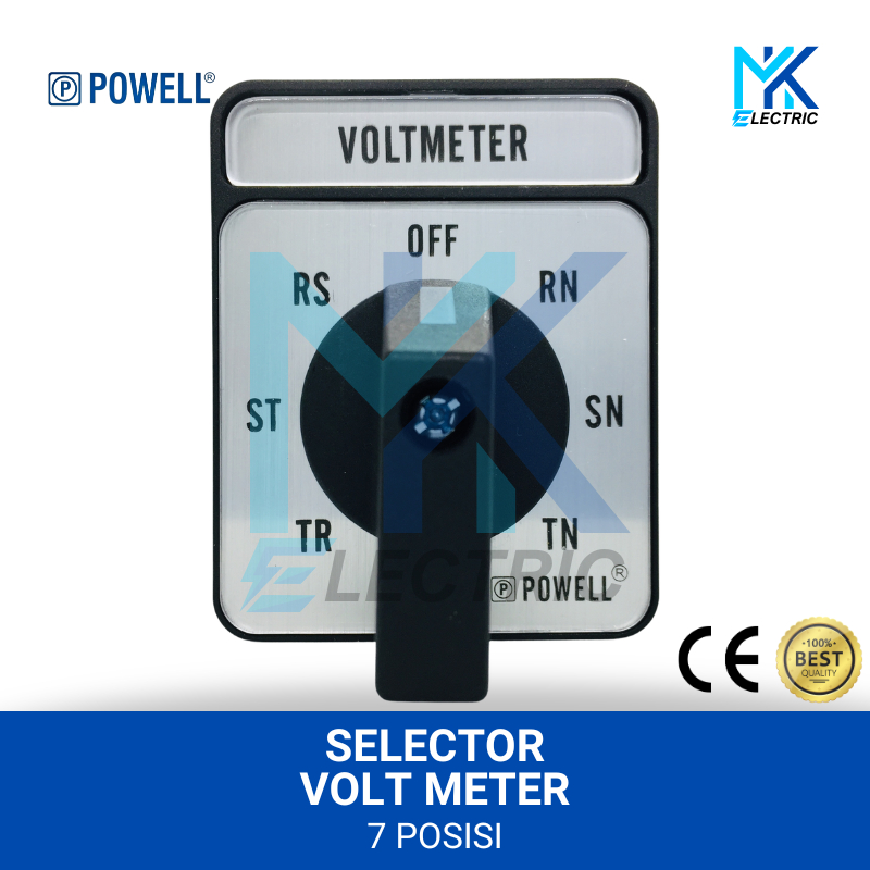 Selector Switch Volt Meter / Rotary / CAM Switch Volt Meter 7 ตําแหน่ง