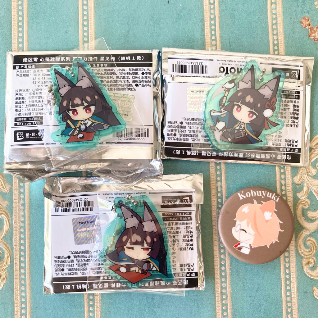 GANTUNGAN OFFICIAL Limited ZZZ Hoshimi miyabi มินิพวงกุญแจอะคริลิคพวงกุญแจอะคริลิค original zenless 