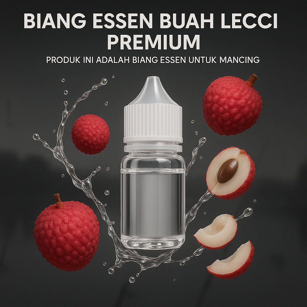 เหยื่อตกปลา ESSEN FISHING WITH LYCHEE FRUIT AROMA, PURE PREMIUM, SHARP AROMA, SUITABLE สําหรับปลาทั้