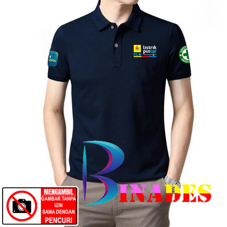 ขายเสื้อยืดคอปก เสื้อคอปก PLN SMART ELECTRICITY - PLN MOBILE Wangky BINADES Shirts