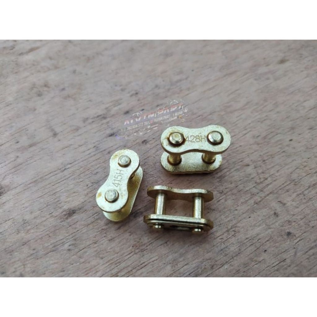 ข้อต่อโซ่ 415 H 428 H ปุ่มโซ่ทอง 428H 415H