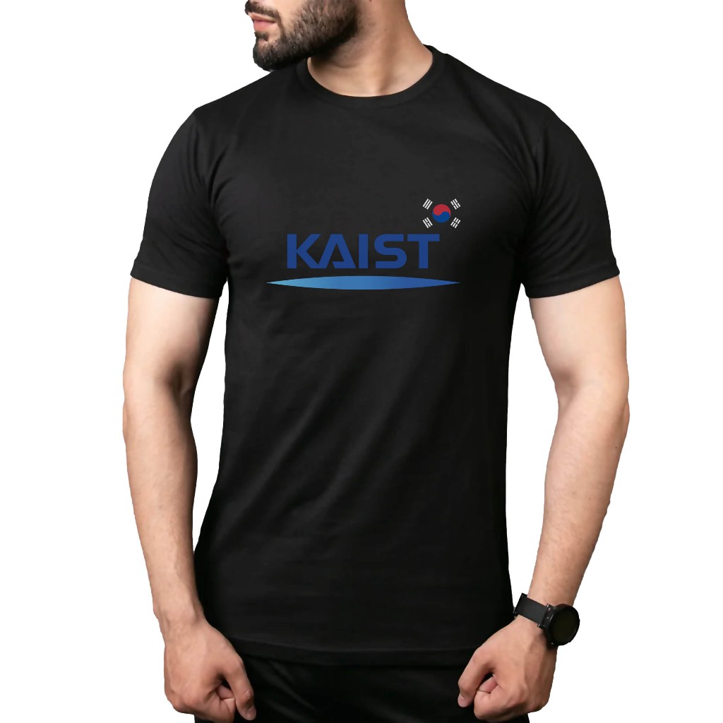 เสื้อยืด KAIST Korea Advanced Insttitude Of Science Cotton Combad แขนสั้น