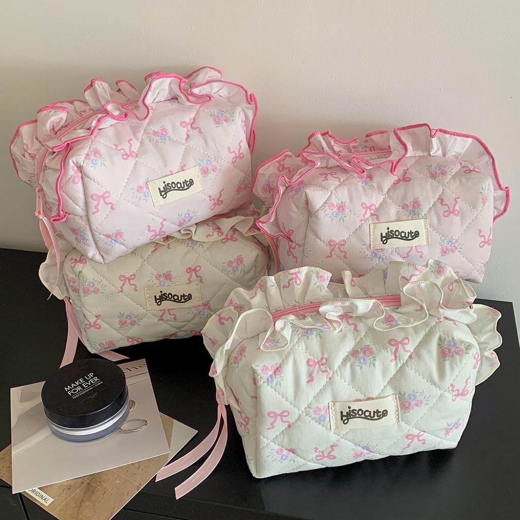 PINKY ROW - Coquette Fleur FLORENCE Make Up Pouch - Make Up Pouch - Organizer - Make Up Place - Make