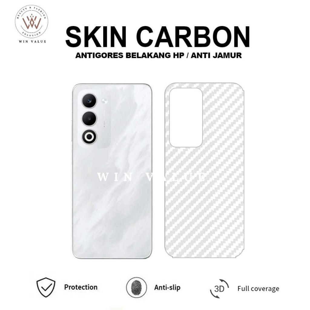 Oppo A5 4G Oppo A5 Pro Oppo A3 Pro Oppo A5X Oppo A5I Skin Carbon Garskin Anti-Scratch Back Oppo A5 P