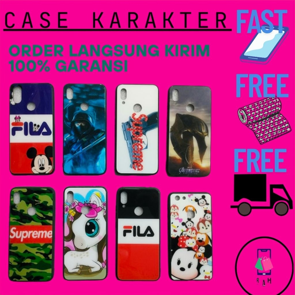 REDMI Softcase Silicone Case Character Motif Viral iPhone ipXs ipXsmax Ip6g ip6plus ip7g ip7plus ip1
