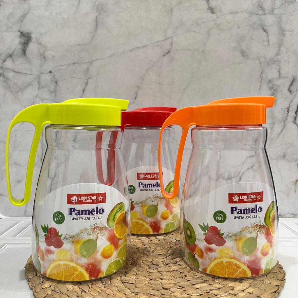 PAMELO 2.1 ลิตรน้ํา JUG/LION STAR พลาสติกปลอดสาร BPA