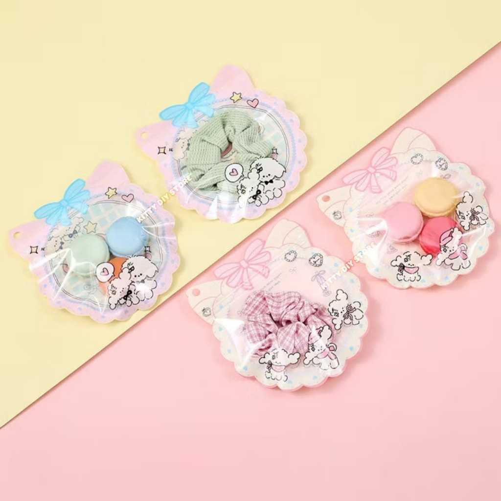 [ถาด 100 แผ่น 15x15] พลาสติก KITTY HEAD ZIPLOCK