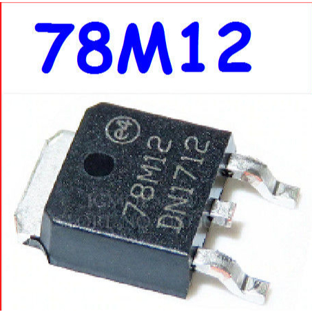 ชิป IC แรงดันไฟฟ้า REGULATOR SMD 7812 78M12 12V TO252 DPACK D-PACK DIY ส่วนประกอบอิเล็กทรอนิกส์ PCB