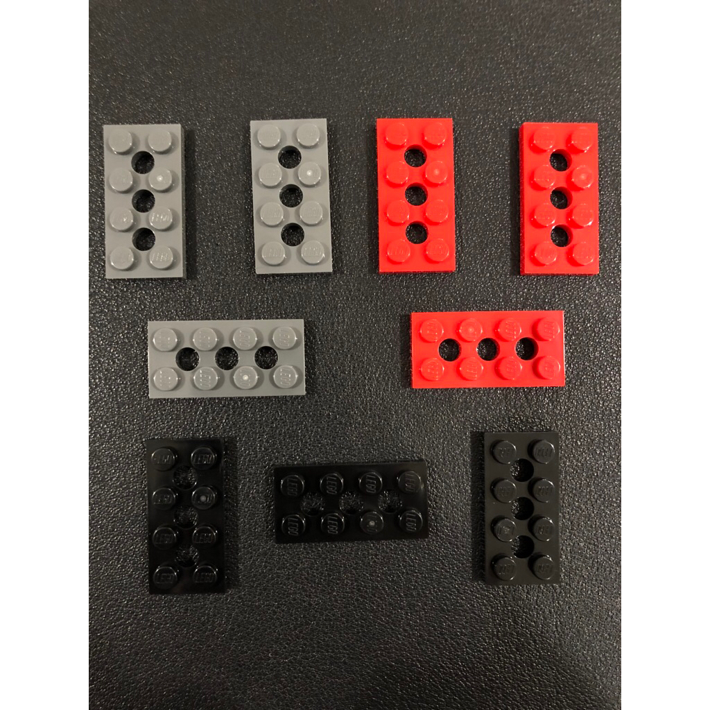 Lego Parts - 3709b - Technic Plate 2 x 4 พร้อม 3 หลุม