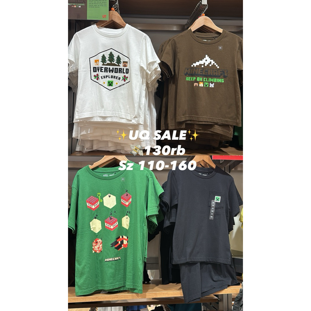 UNIQLO KIDS UT MINECRAFT