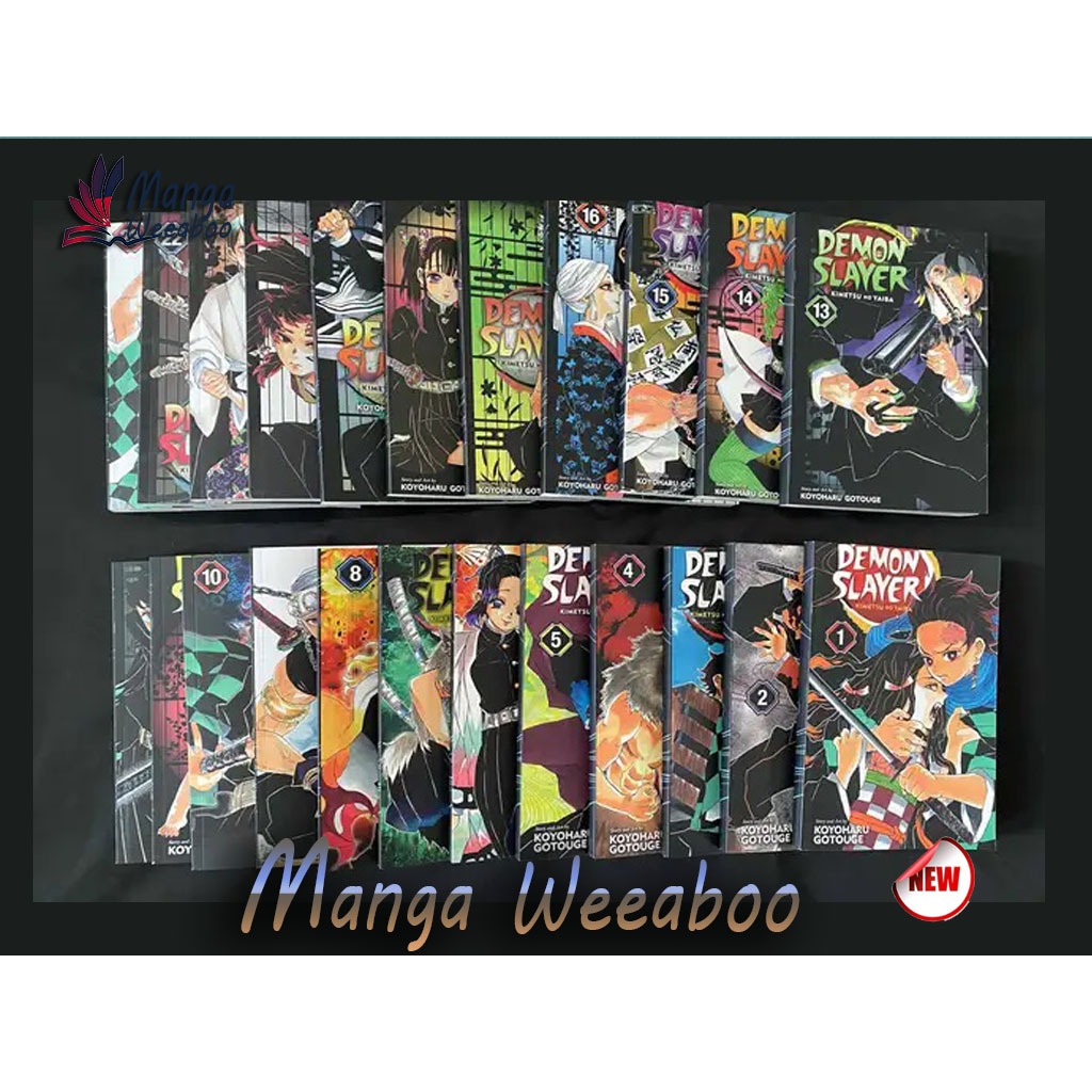 Demon Slayer Comic ซีรีส์ 1 - 23 Books (ภาษาอังกฤษ) - มังงะ Weeaboo