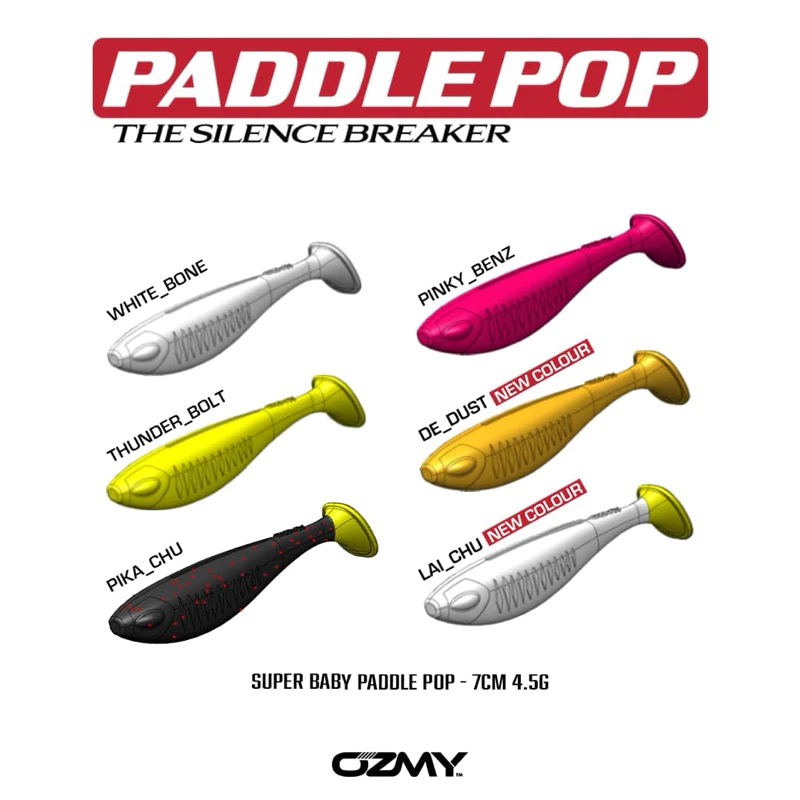 Softlure Ozmy Super Baby Paddle Pop 7CM
