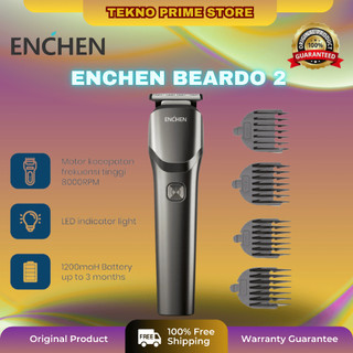 ENCHEN Beardo 2 Alat Cukur Smart Elektrik Trimmer Shaver Type-C 5W 1200mAh Pencukur Rambut Badan Lebih Halus Awet Tahan Lama Original