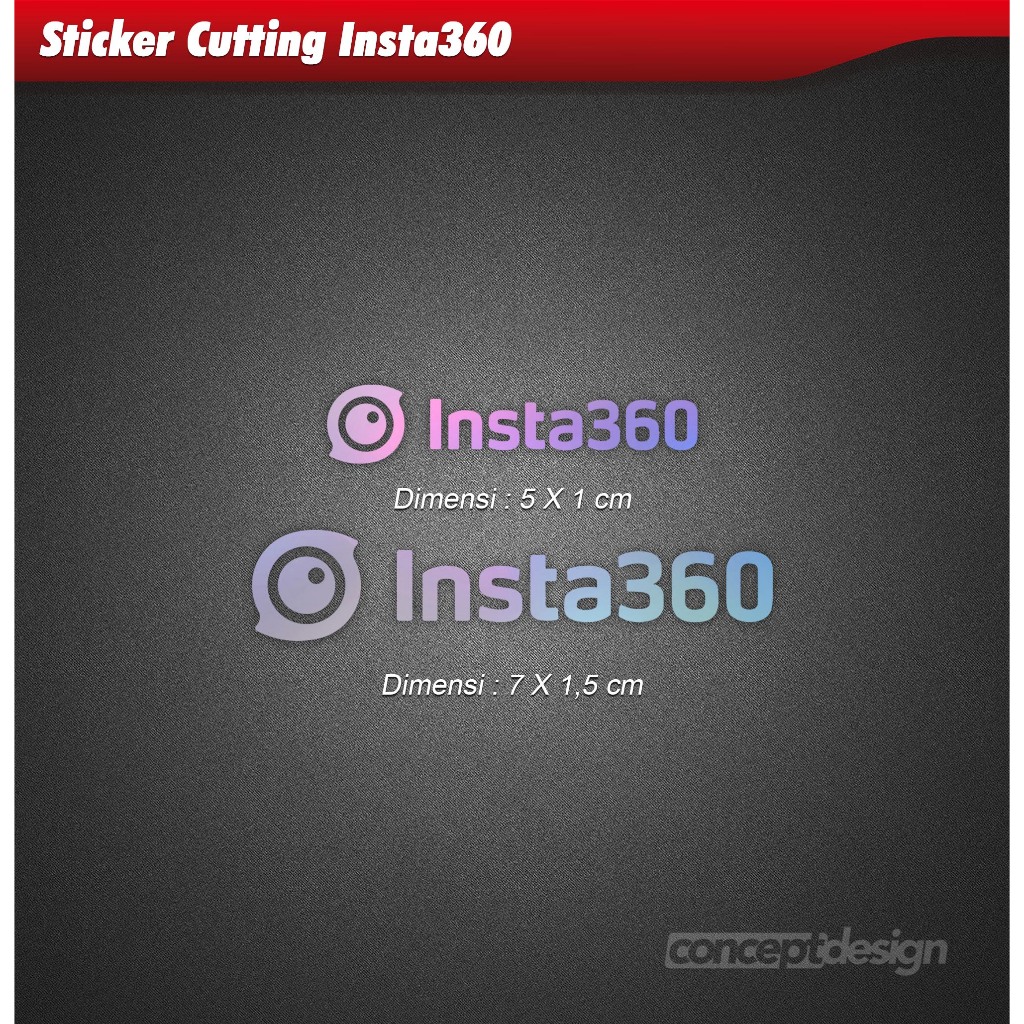 สติ๊กเกอร์ตัด Insta 360
