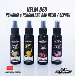 PARFUM PENGHILANG BAU HELM 100 ML HELMET SANITIZER NON ALCOHOL ANTI BACTERIAL PEWANGI HELM / SEPATU by ZEV DETAILING