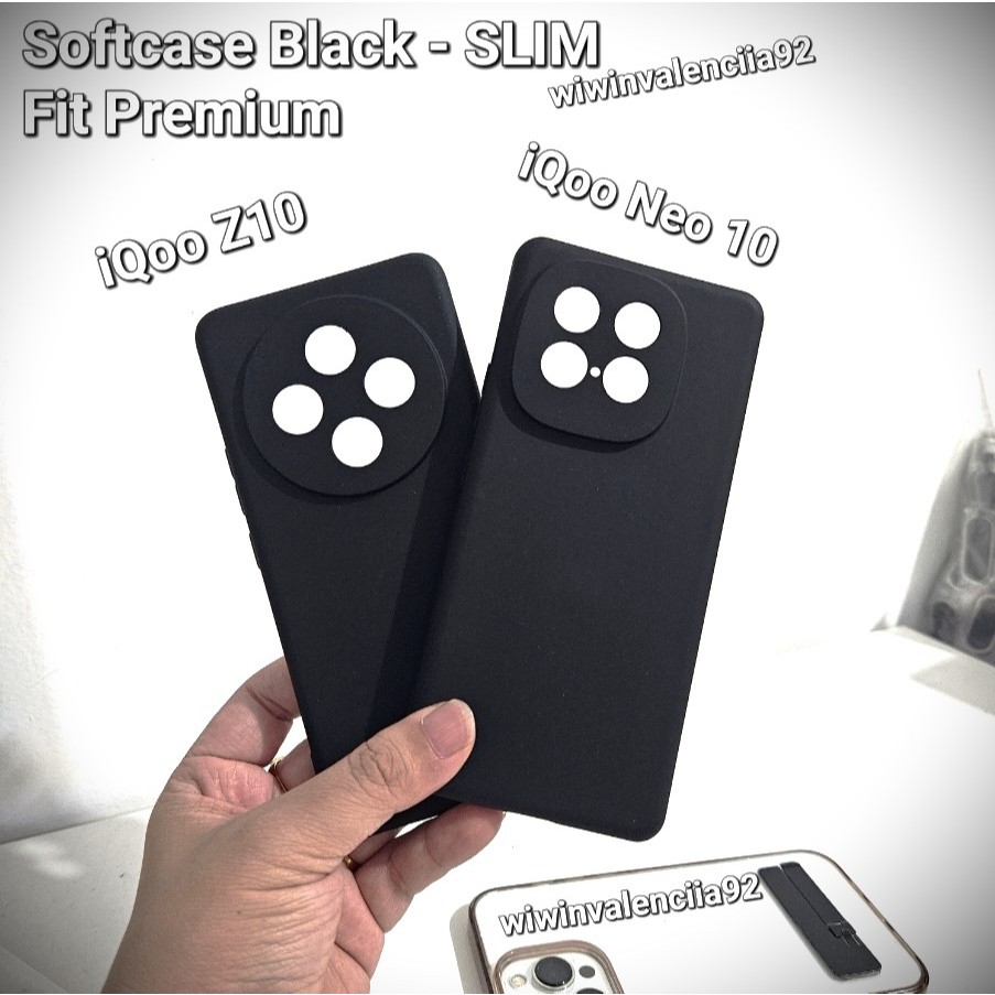 NU Case Black ORI Vivo IQOO Z10 / Neo 10 / Z7 Z9 / 11 12 Softcase Black Premium Dark Sofcase Case So