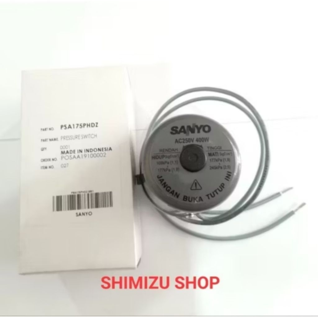 ปั๊มอัตโนมัติ Sanyo PH 175C ปั๊ม Sanyo 175watt ของแท้