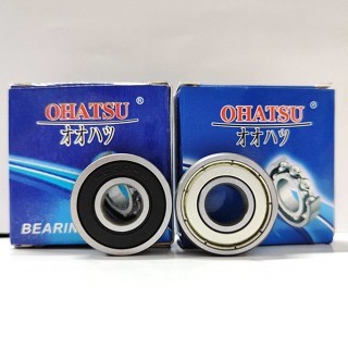 Ohatsu Ball Bearing Laher 6200 ZZ ฝาครอบเหล็ก 6200 2RS ฝาครอบยางเดิม 6200ZZ 6200-2RS