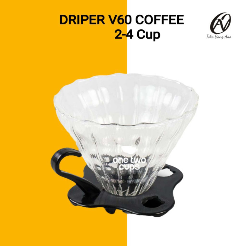 Filter Driper v60 แก้วกาแฟ reuseable ดริปกาแฟ 1-4 ถ้วย