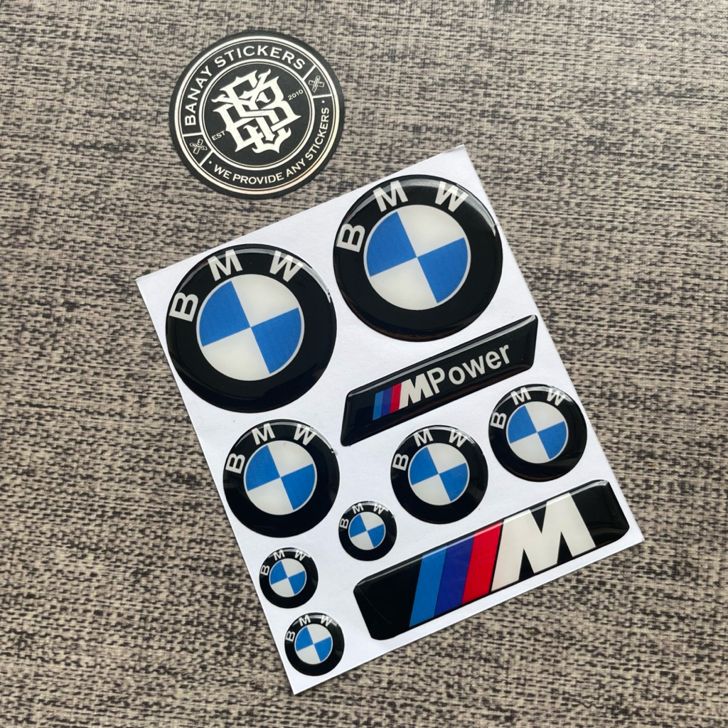 BMW MPOWER MOTORCYCLE CAR EMBLEM STICKER TMBUL