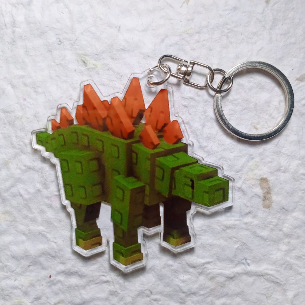GANTUNGAN Ganci STEGOSAURUS Grow A Garden พวงกุญแจ Grow A Garden Stegosaurus พวงกุญแจ