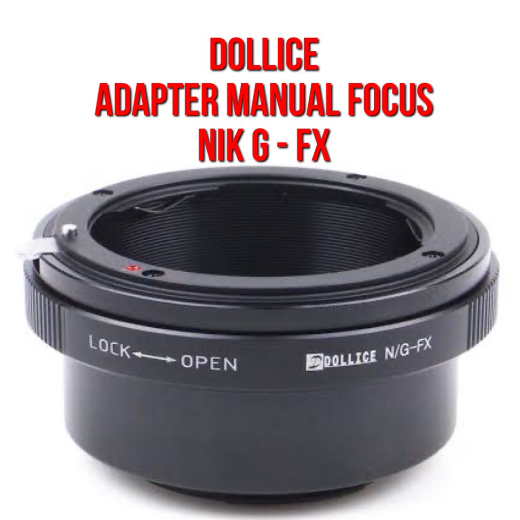 อะแดปเตอร์เลนส์ Dollice | NIK G - FX | NikonG Nikon GF Pre-AI AI AI-S AF AF-S AF-D เลนส์กล้องตัวฟิล์