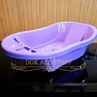 Bak Tempat Ember Mandi Bayi Babybath Baby Bath Tub Bathtub Bathub Bathup Baru Lahir Newborn Balita Plastik Jumbo Besar Polos Cream Pink Hijau Biru Ungu Putih Pastel Premium Estetik Aesthetic Minimalis Cantik Tebal Kuat Kokoh Anti Pecah AntiPecah Murah