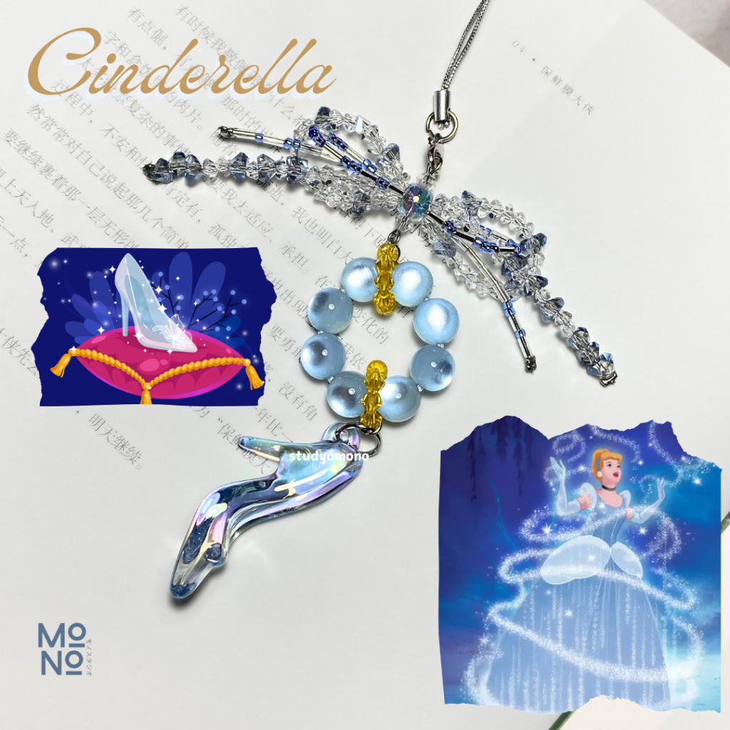 HP GANTUNGAN Cinderella - Glass Dream Princess Phone Charm Strap Phone Premium Limited Edition