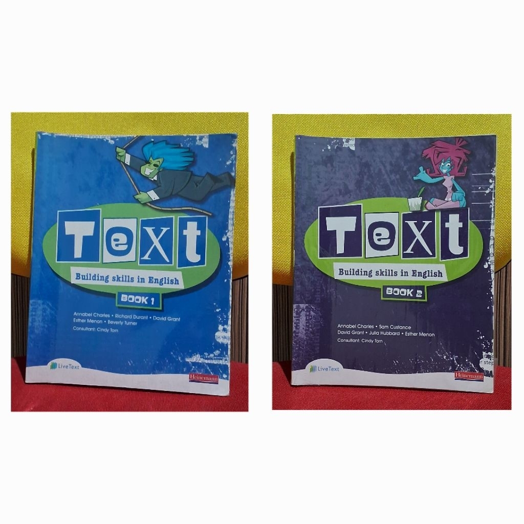 TEXT BUILDING SKILLS BOOK IN ENGLISH BOOK 1 / TEXT สร้างหนังสือภาษาอังกฤษ 2 / ENGLISH SCHOOL BOOK
