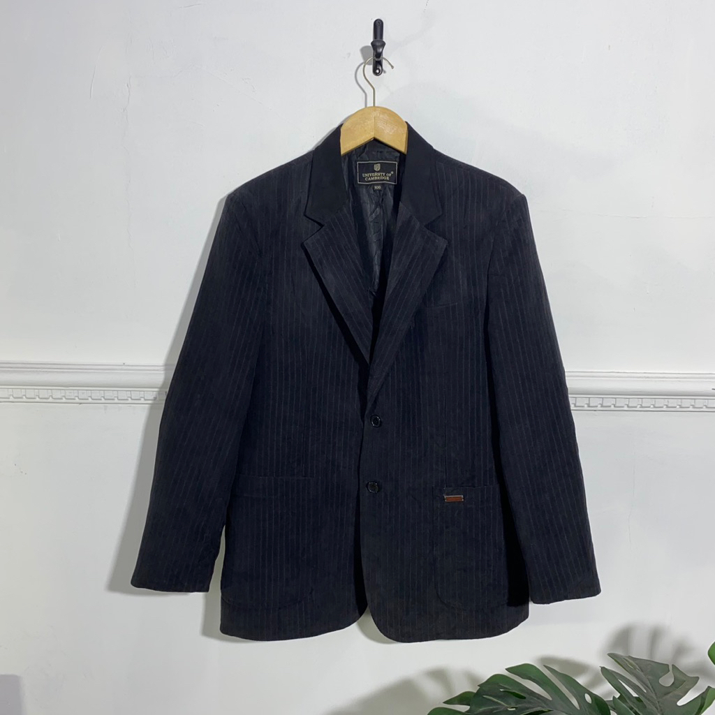 UNIV CAMBRIDGE ELBOW CORDUROY BLAZER JACKET (P77 L58)