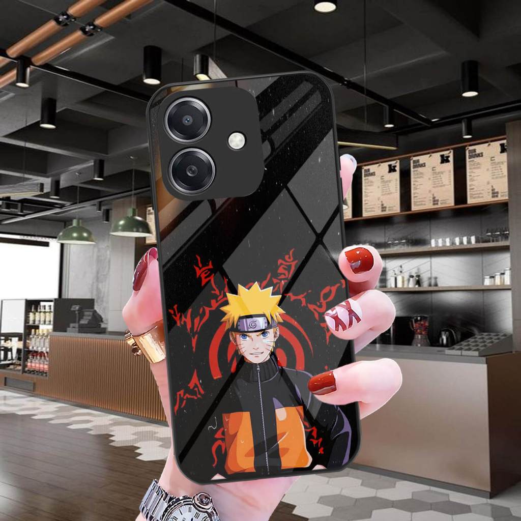 HP (G85) Softcase Glass Kaca สําหรับ OPPO A3X / OPPO A5i ใหม่ล่าสุดเคสโทรศัพท์ TPU กันน้ํา