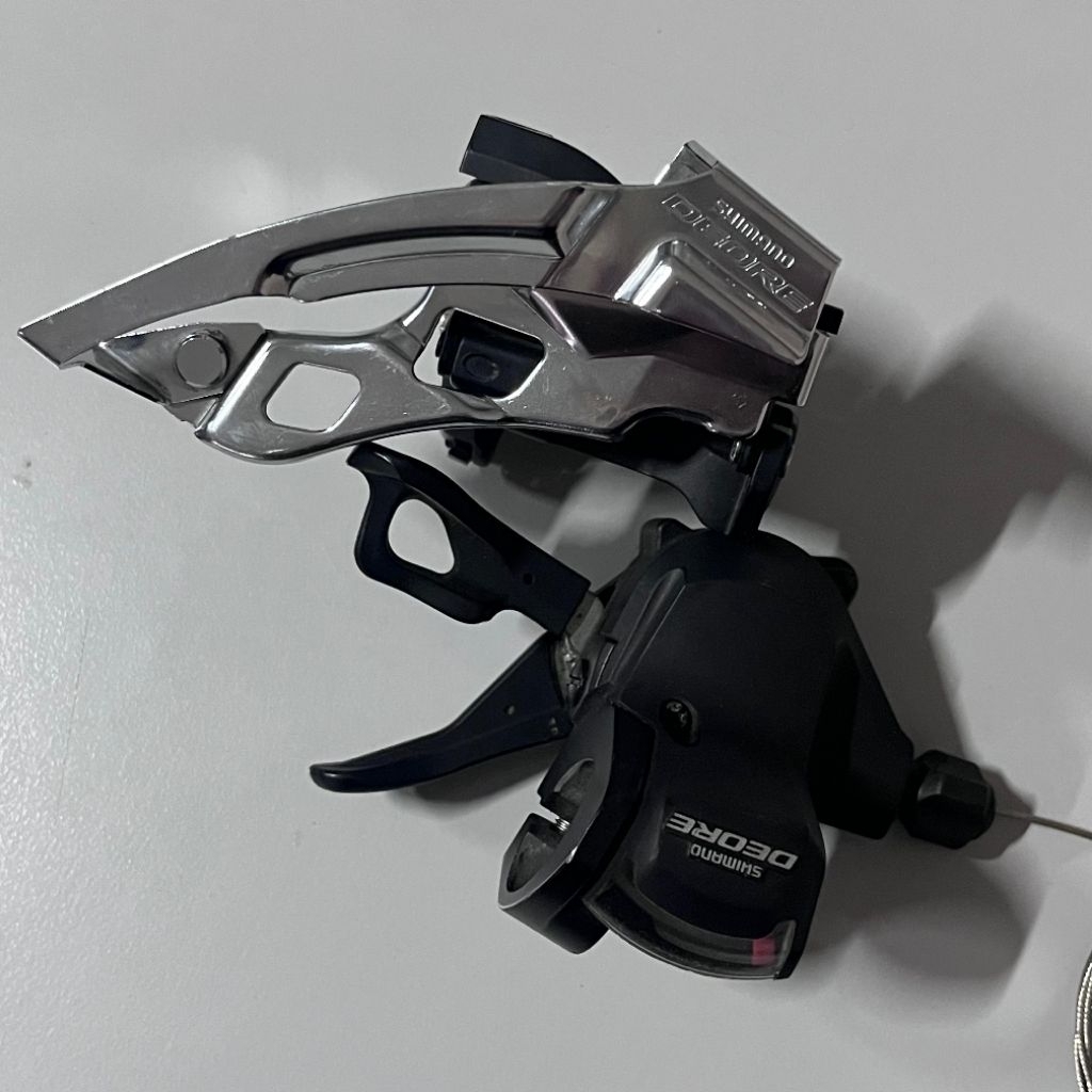FD Deore Japan Triple T6000 และ Shifter Deore SL M610 Japan (ลวดบอน) มือสองสภาพดี