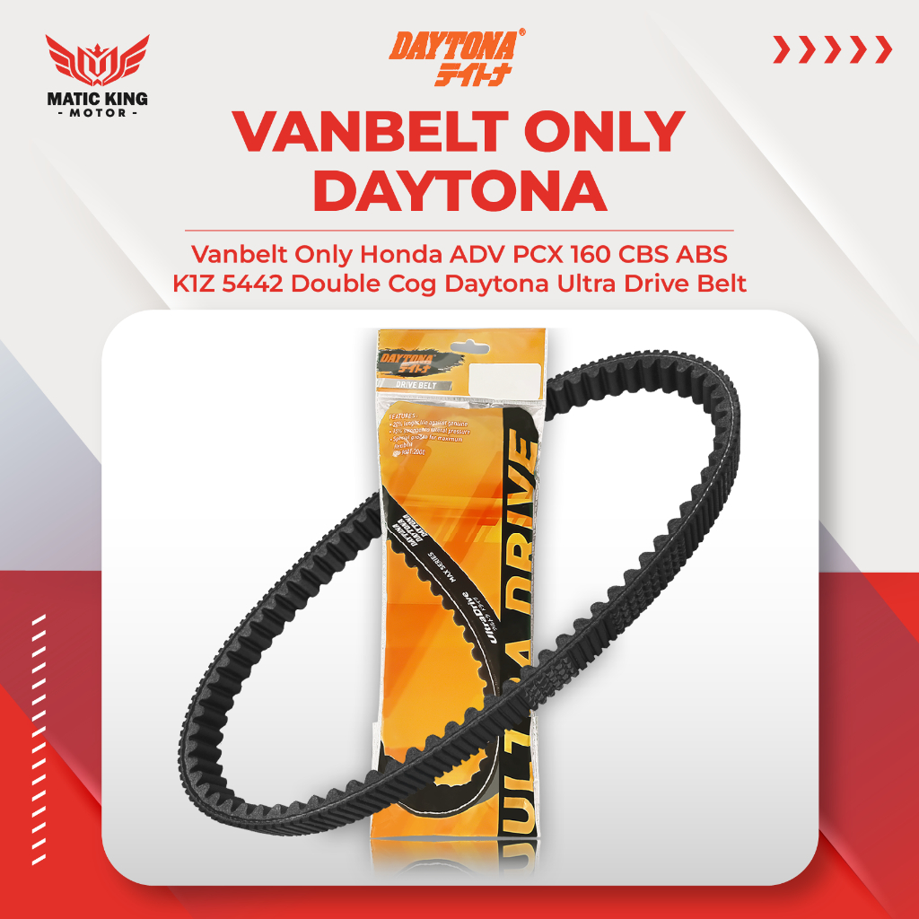 Daytona Vanbelt V-Belt Fanbelt PCX ADV 160 CBS ABS K1Z Ultra Drive Belt 5442