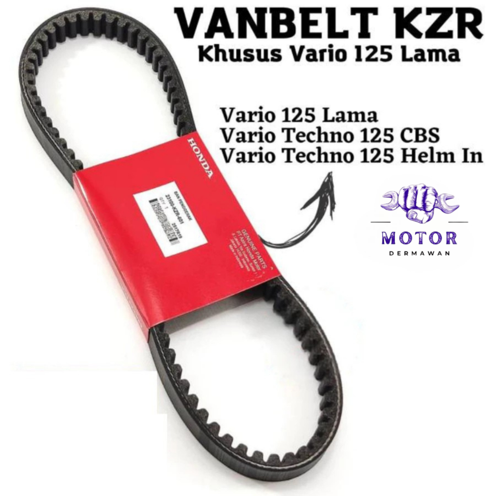 23100-KZR-601 ORIGINAL เข็มขัด Van V-Belt Honda KZR VARIO 125