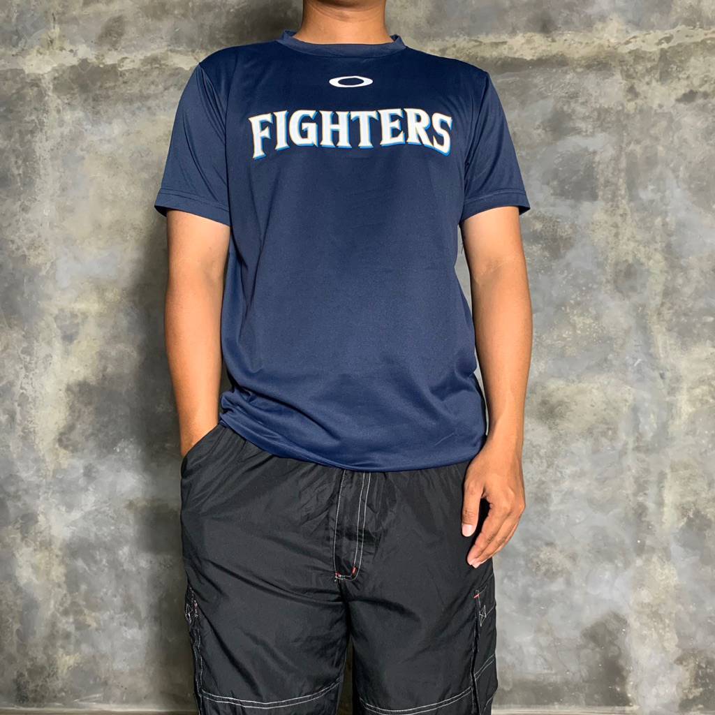 เสื้อ Oakley Fighters สีกรมท่า ไซส์ M