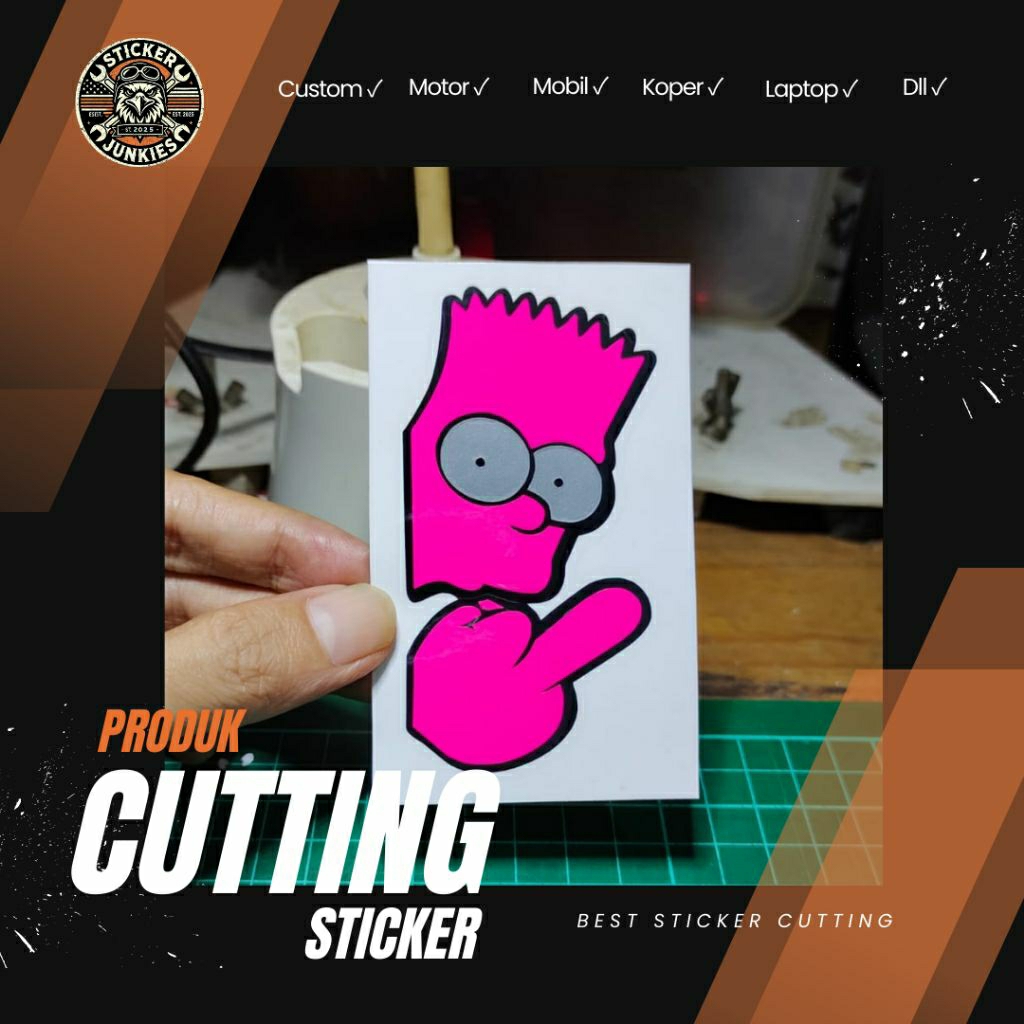 สติ๊กเกอร์ SIMPSON 2 | สติ๊กเกอร์ตัด | ชุดสูทแล็ปท็อปในรถยนต์แบบกําหนดเองสําหรับรถจักรยานยนต์ ETC