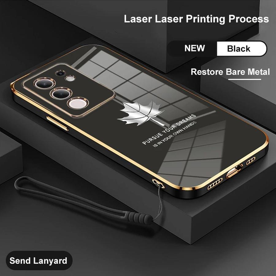 Vivo Y29 4G Maple Case Softcase Plating Luxury