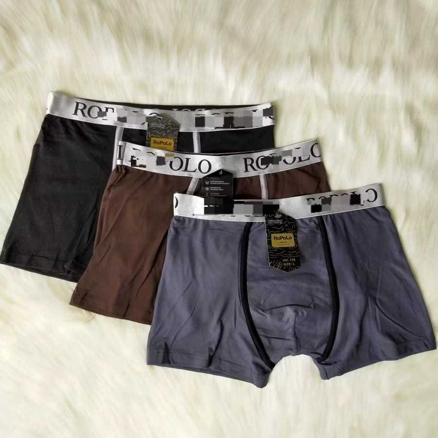 ชีป! R4POLO MENS BOXER UNDERWEAR, 1 กล่อง CONTAINS 3 ชิ้น //