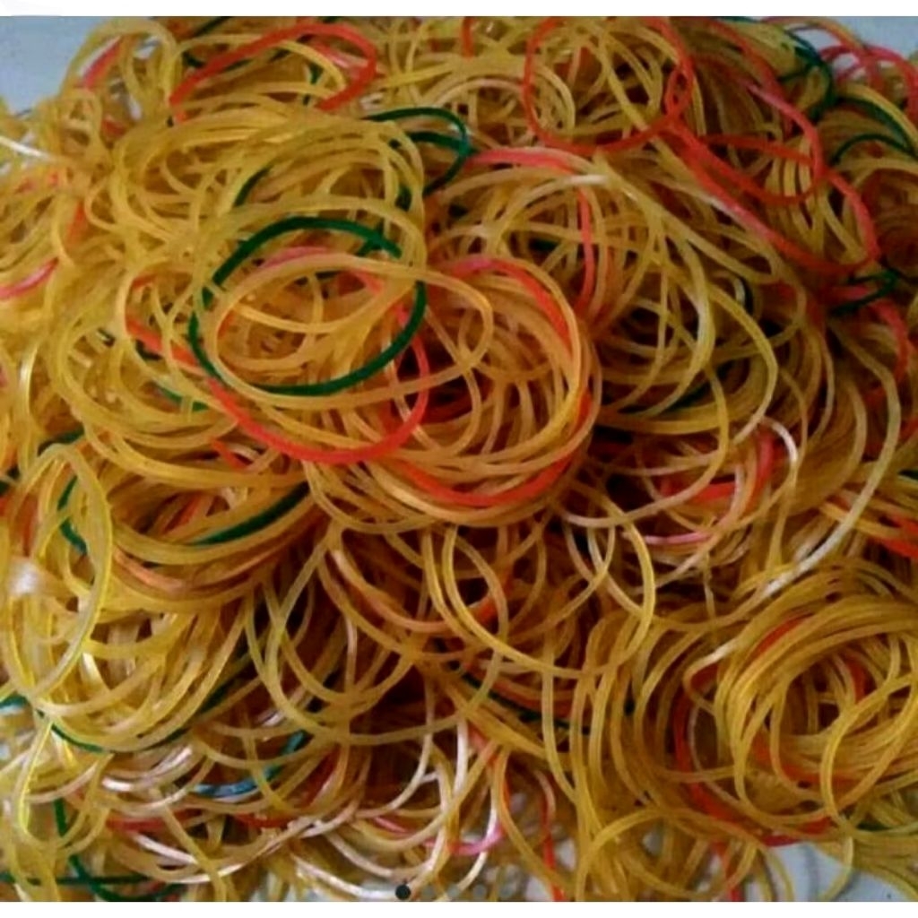 HIJAU MERAH UNGU RUBBER BAND / RUBBER BAND YELLOW / RED / GREEN / PURPLE FOOD RUBBER BAND 100 กรัม..