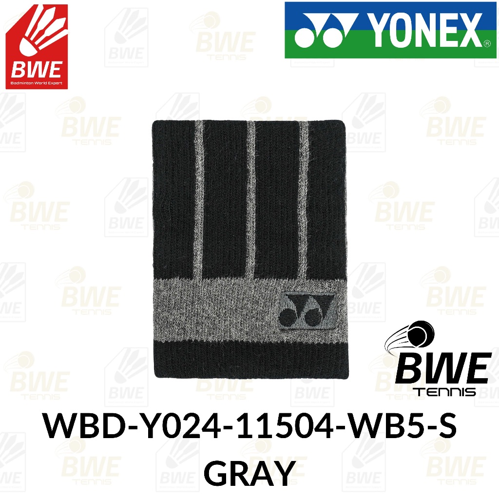 YONEX WRISTBAND WBD-Y024-11504-WB5-S สีเทา - BADMINTON TENNIS BRACELET