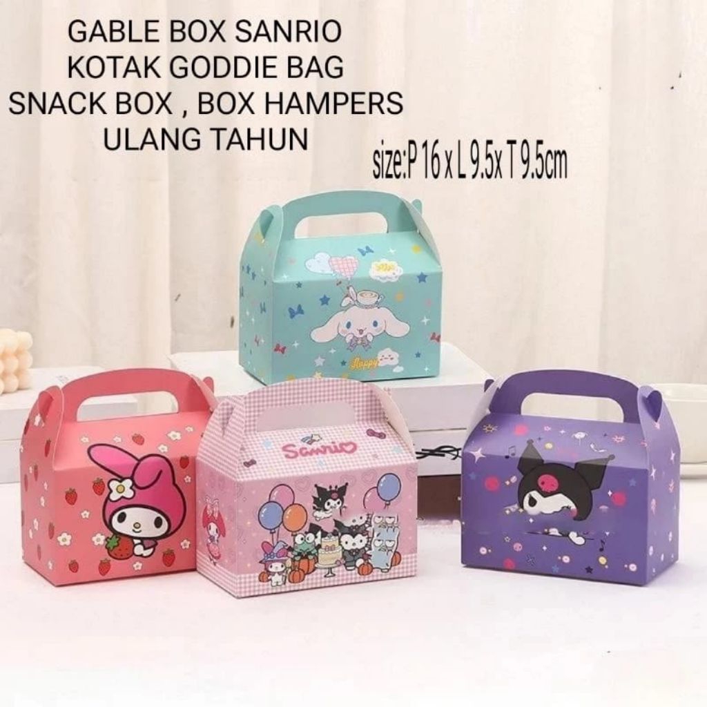 GABLE BOX CAKE BOX HAMPER BOX SNACK BOX GIFT SOUVENIR