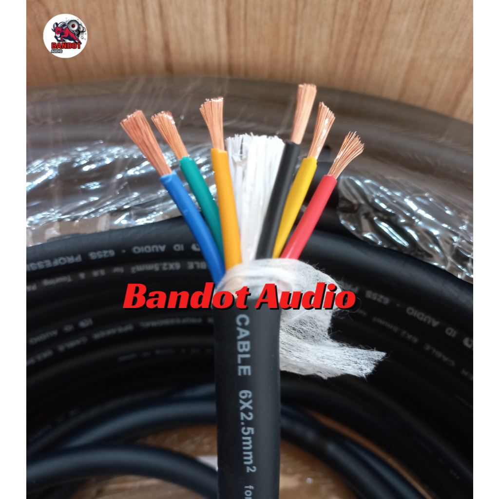 สายลําโพง ID Audio 625 S 6x2.5 MM ขายขายปลีกตามเมตร