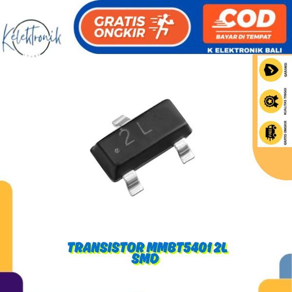 ทรานซิสเตอร์ MMBT5401 2L SOT-23 SMD Bipolar ทรานซิสเตอร์ MMBT 5401