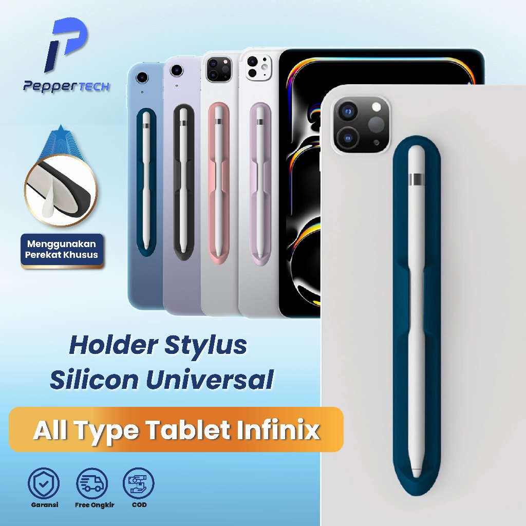 PEPPERTECH - Universal Silicon Stylus Case Holder สําหรับ Infinix Xpad และแท็บเล็ตสากล infinix Acces