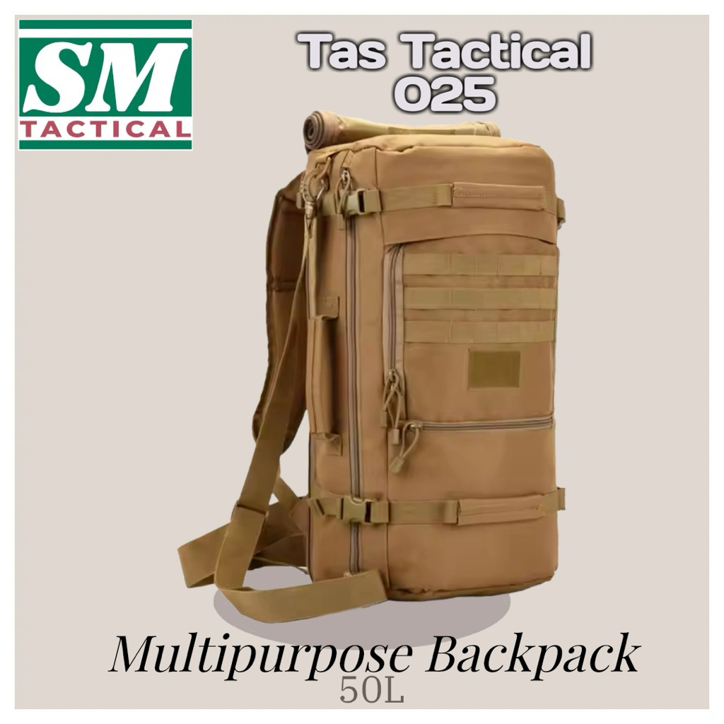 Tactical 025 Backpack Duffel Bag Backpack Sling bag 50L