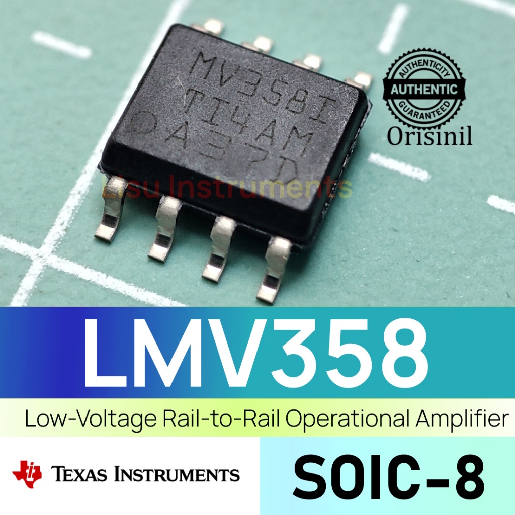 LMV358IDR MV358 Low-Voltage Output Operational Amplifier SOIC-8 Texas Instruments LMV358 เดิม