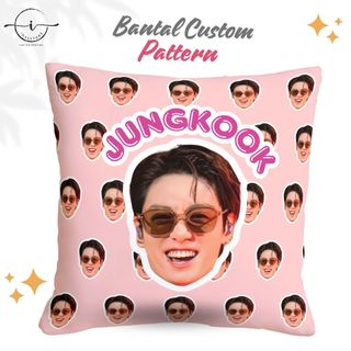 BANTAL FACE PATTERN / BANTAL FOTO WAJAH / BANTAL CUSTOM PRINTING / BANTAL PRINTING MURAH